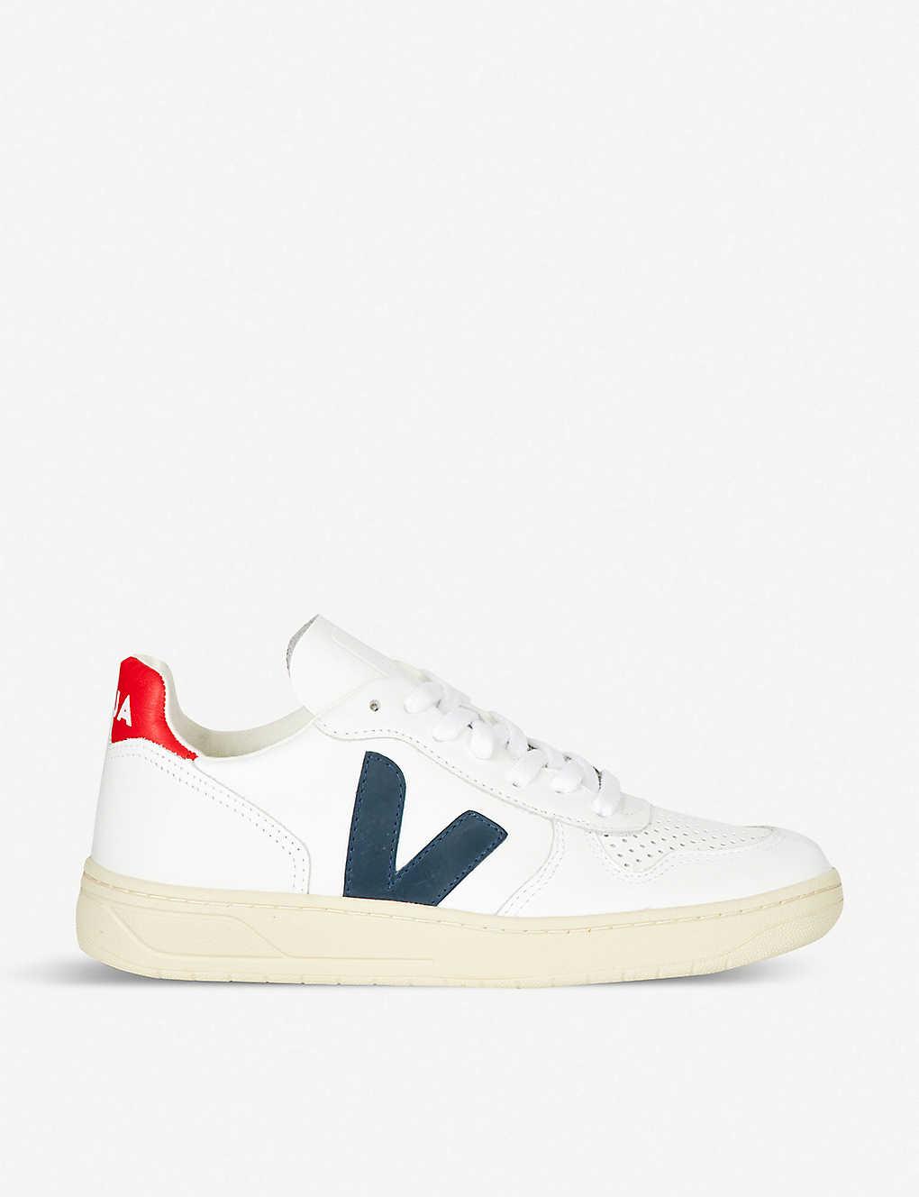 veja v10 leather white