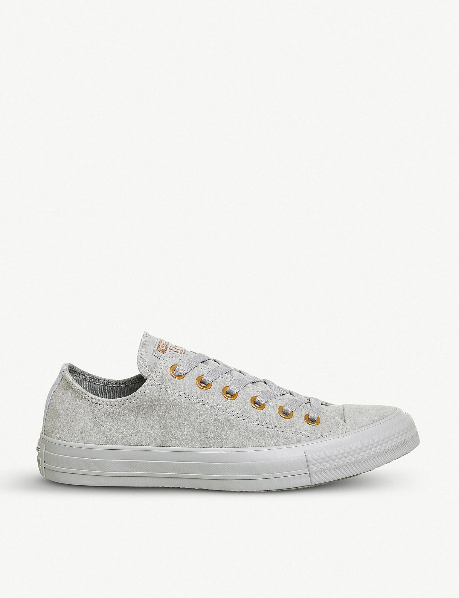all star low leather trainers