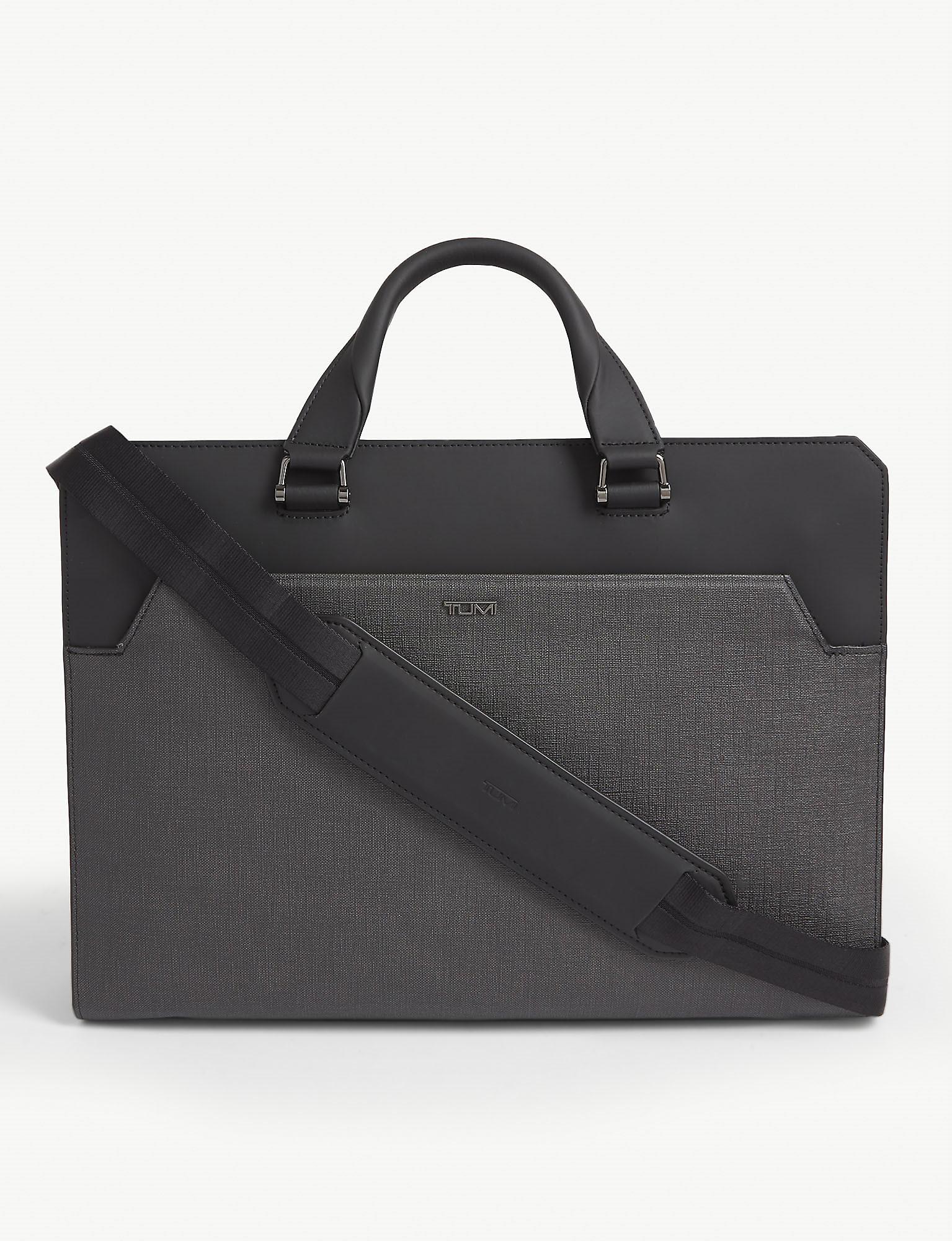 Tumi Ashton Double Zip Briefcase in Grey for Men Lyst UK