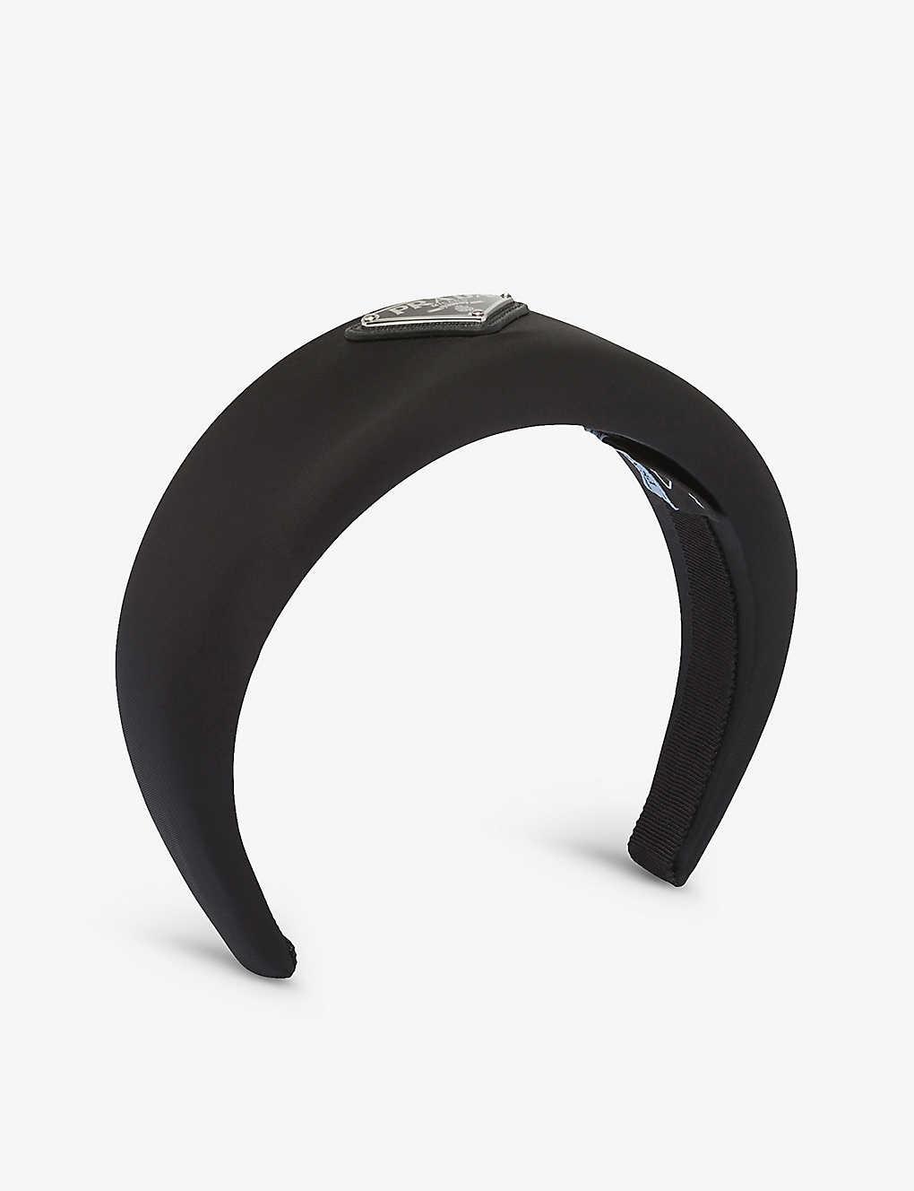 Prada black headband cheap