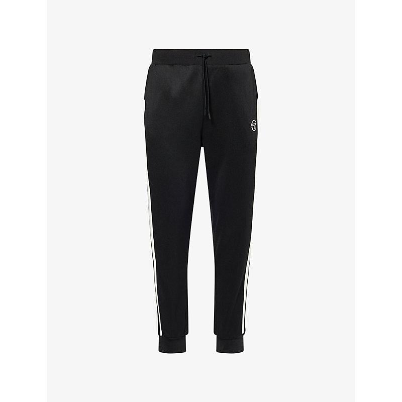 Court Velour Track Top in Black | Sergio Tacchini
