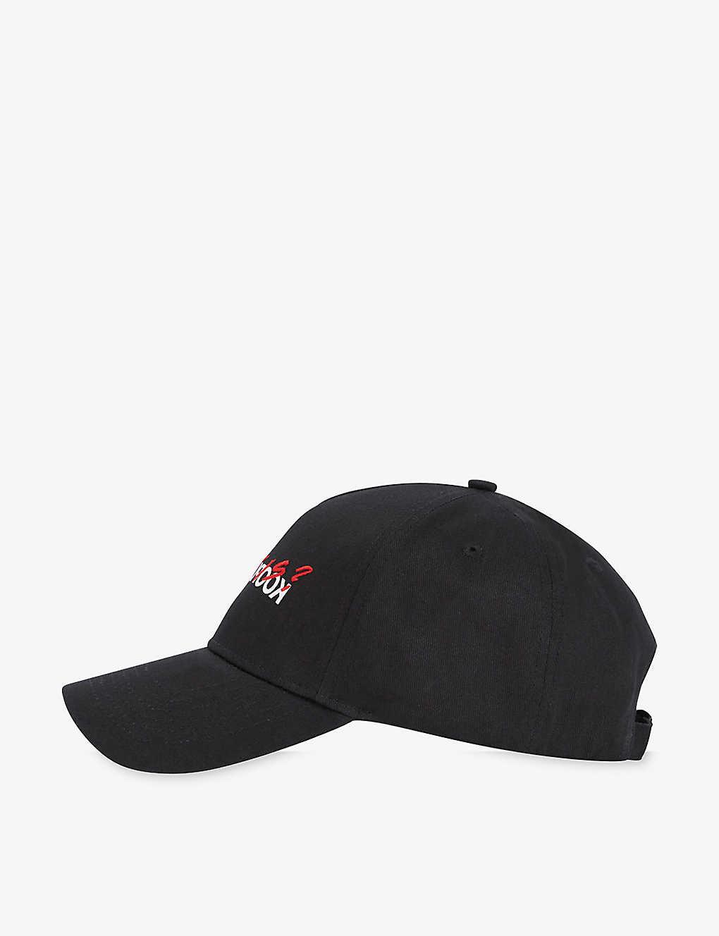 The Kooples Logo-embroidered Cotton Baseball Cap in Black for Men | Lyst