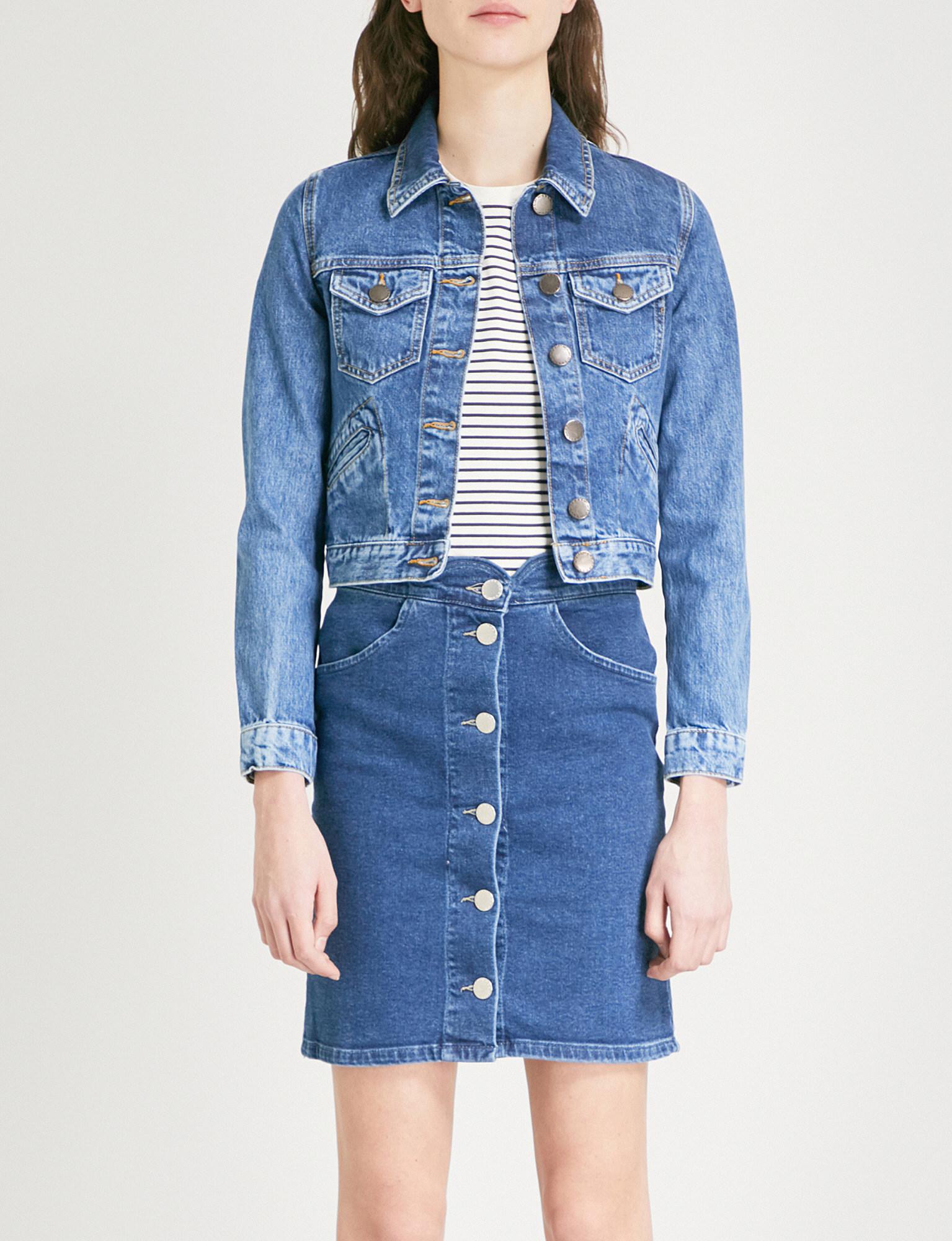 maje denim jacket