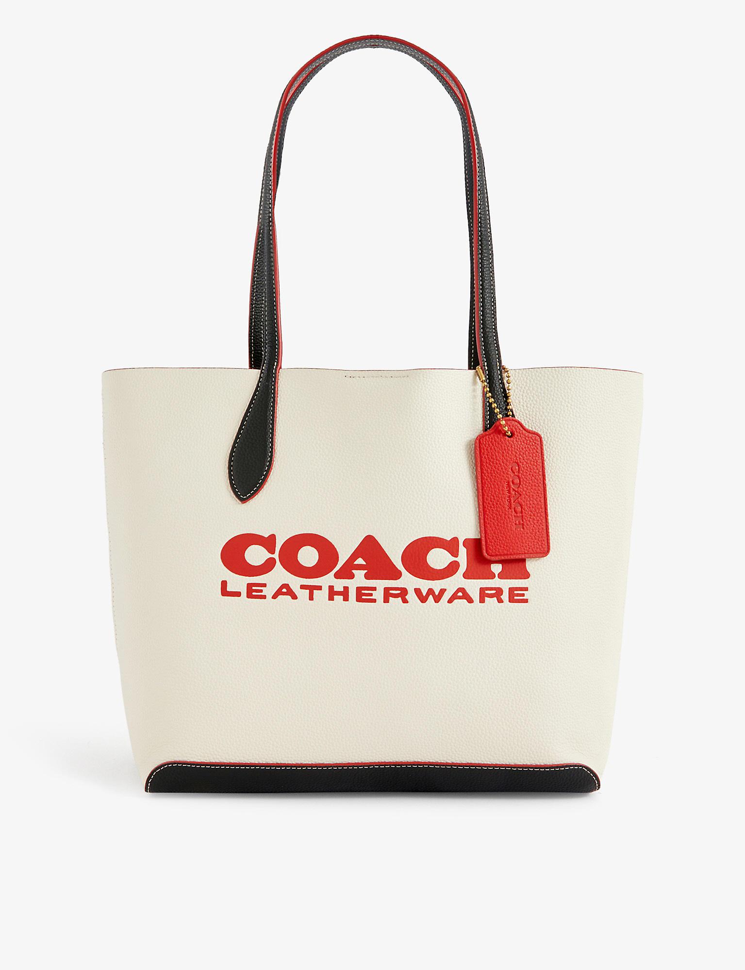 COACH Kia Leather Tote Bag Lyst