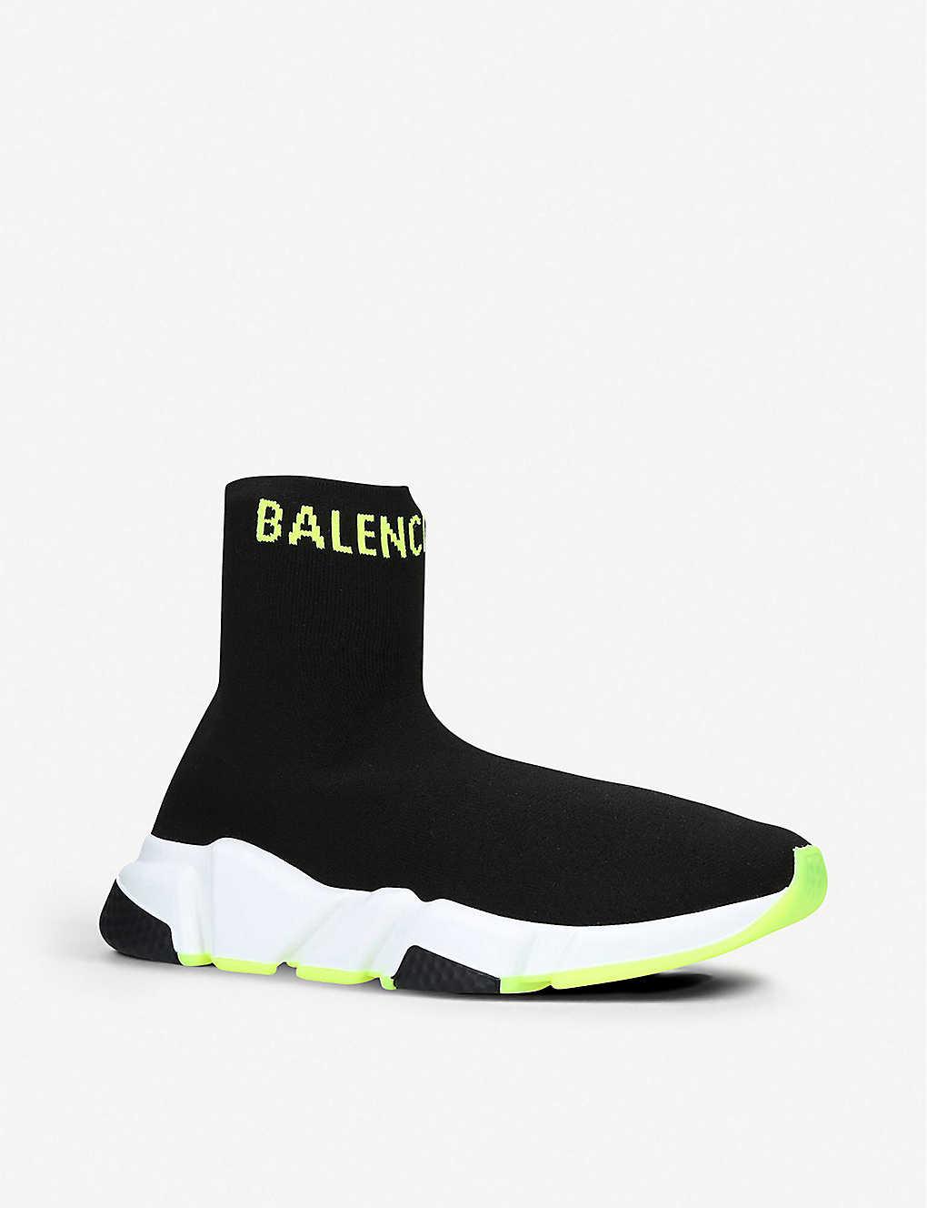 Balenciaga Speed Mid-top Sneakers in Yellow - Save 21% - Lyst