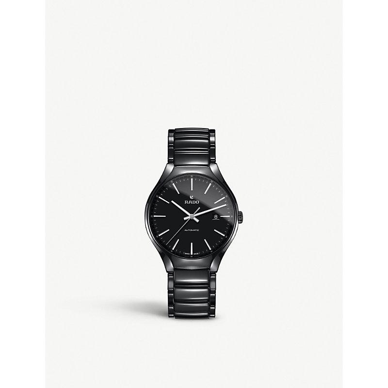 Rado R27056152 True Ceramic Watch in Black for Men Lyst