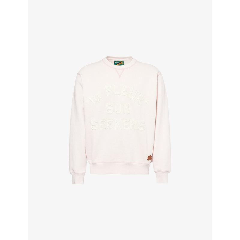 GOLF le FLEUR Sunseeker Embroidered Cotton-Jersey Sweatshirt in 
