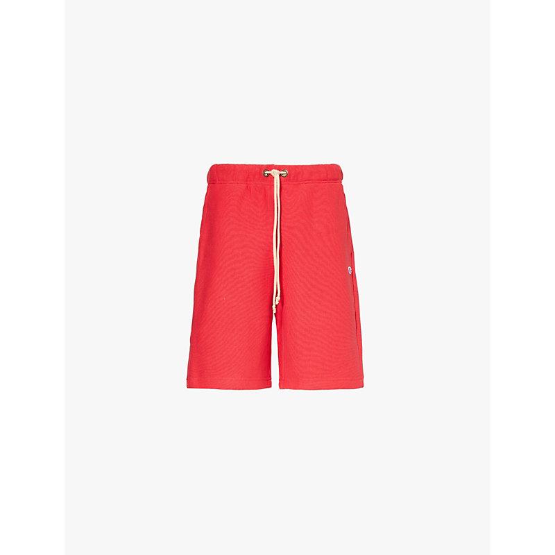 Champion Brand Embroidered Drawstring Waist Cotton Blend Jersey Shorts Lyst UK