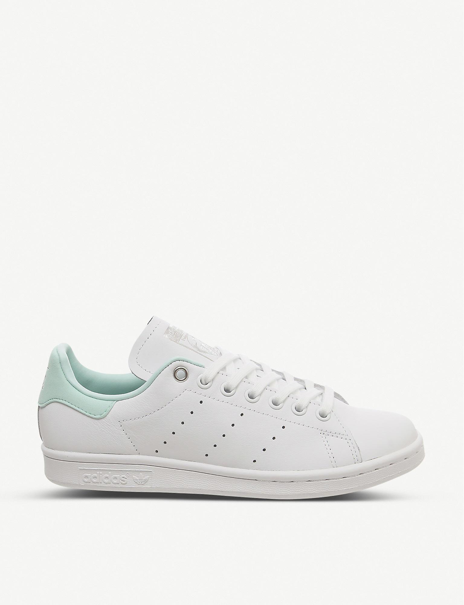 adidas Stan Lee Low-top Leather Trainers in White | Lyst