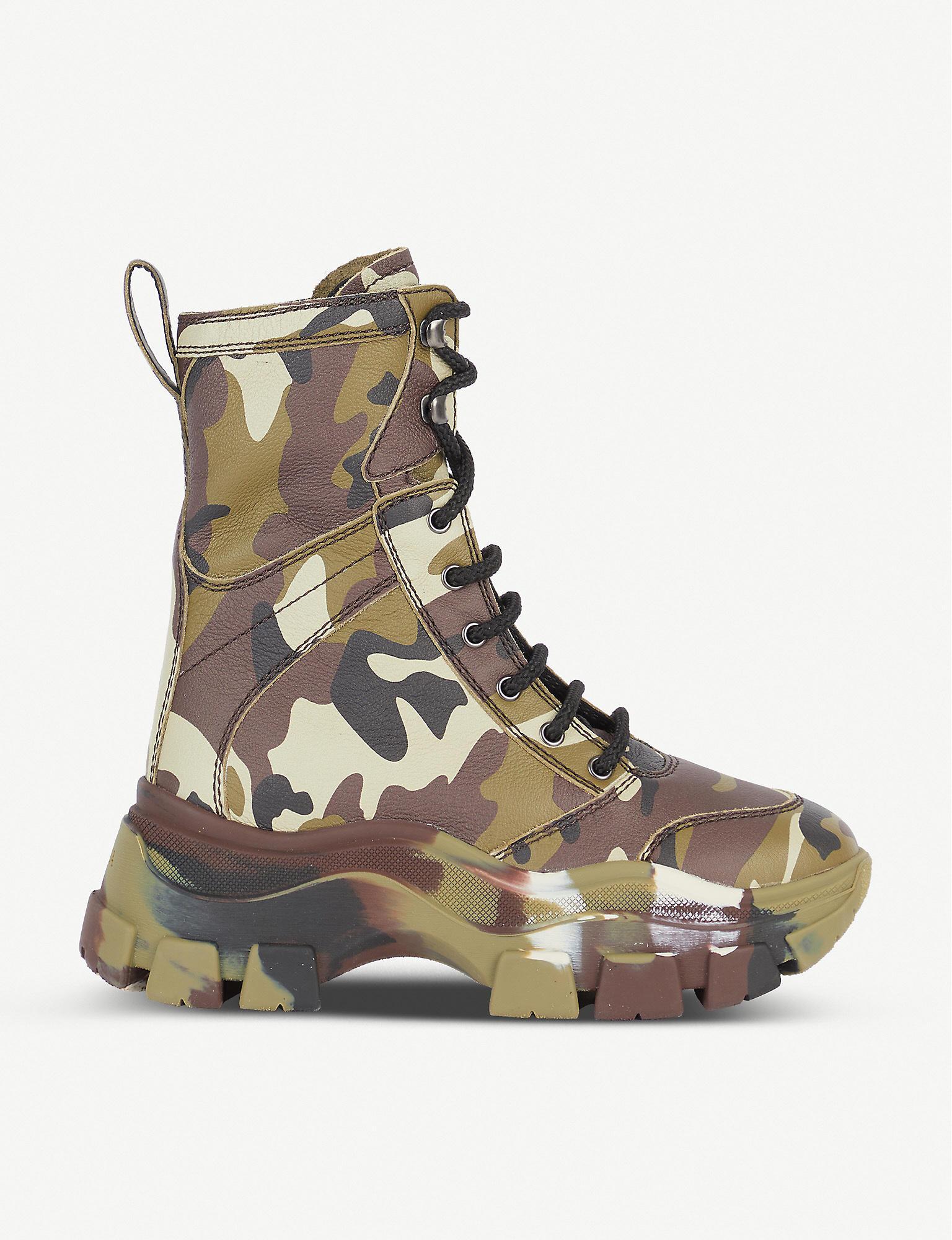 prada camo boots