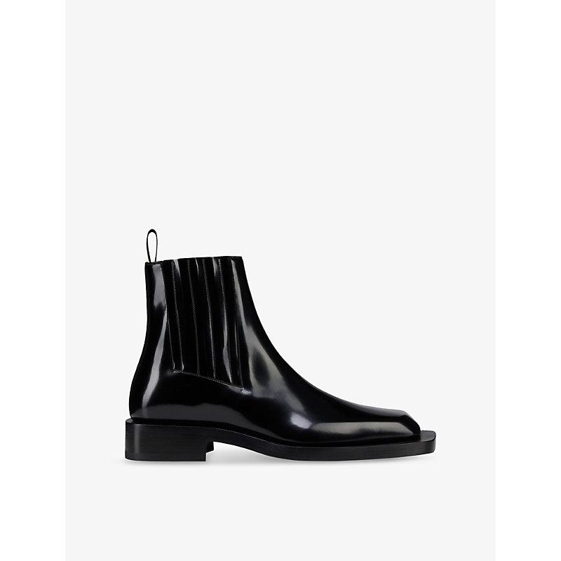 Christian Louboutin Caraca Patent-Leather Chelsea Ankle  display picture 3