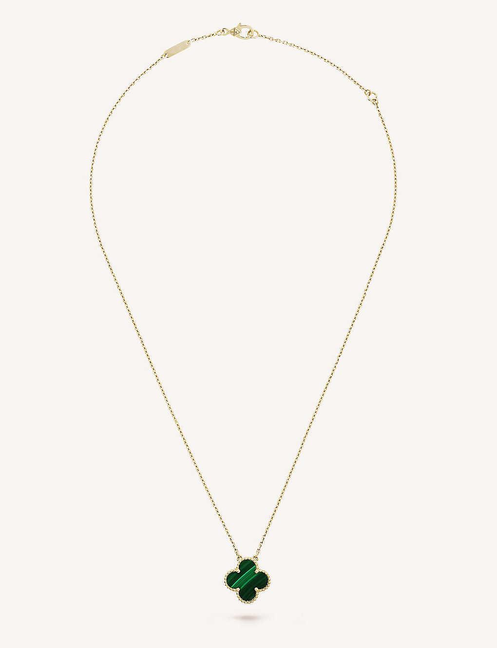 Van Cleef & Arpels Magic Alhambra Malachite 18k Yellow Gold