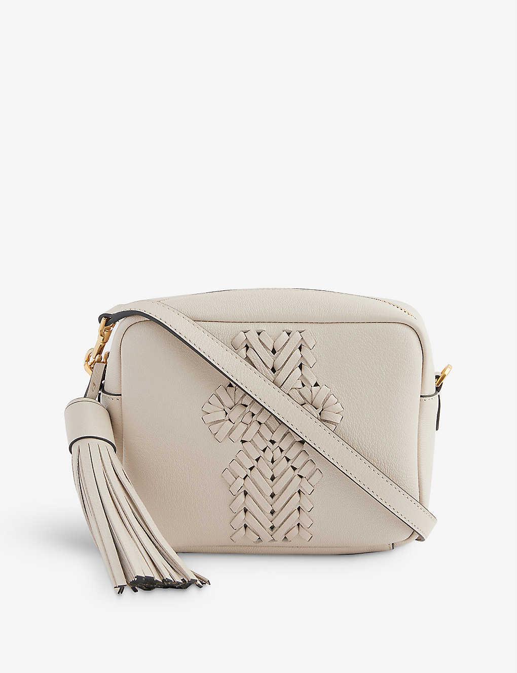 Anya Hindmarch Neeson Tasselembellished Leather Crossbody Bag in