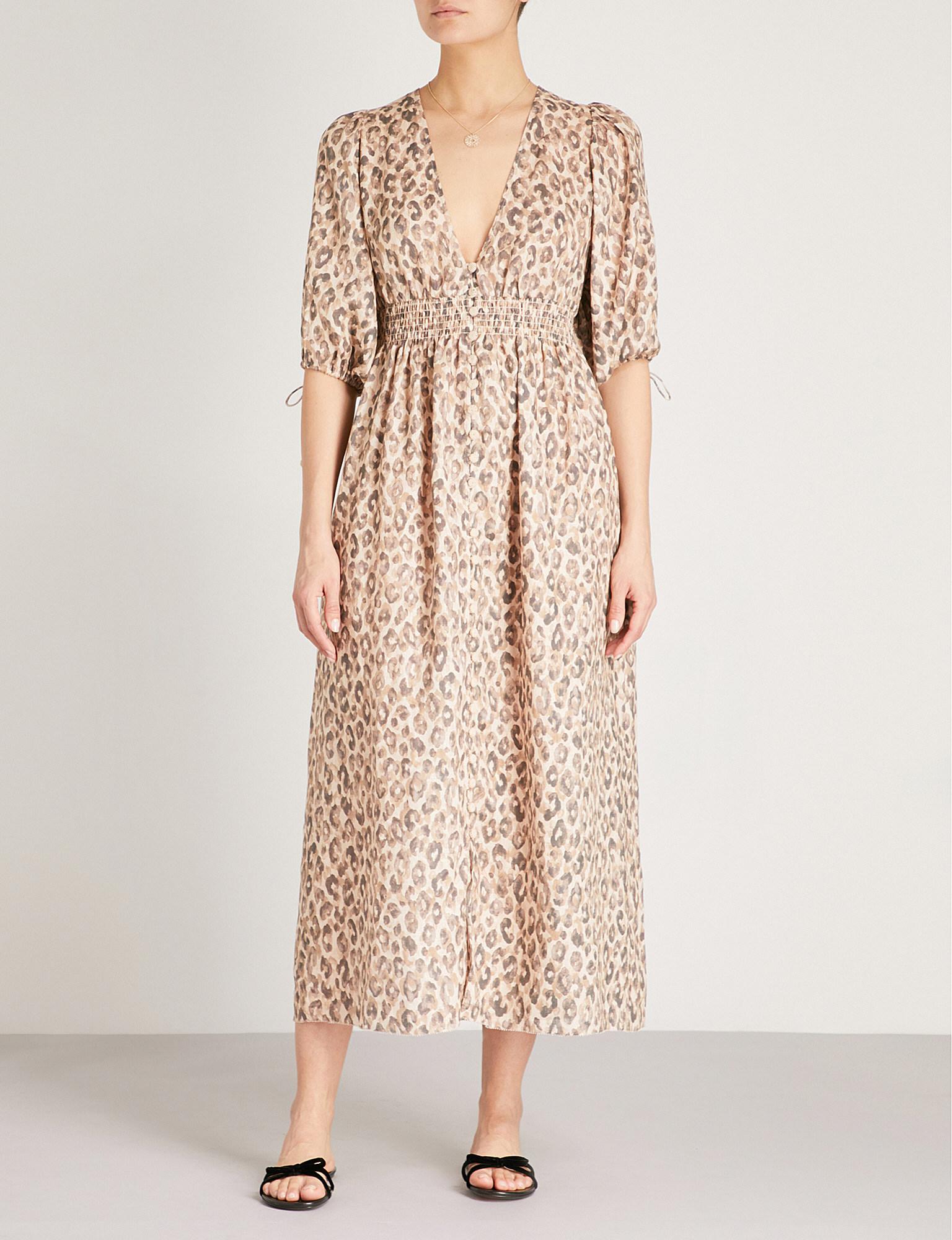 zimmermann melody dress leopard