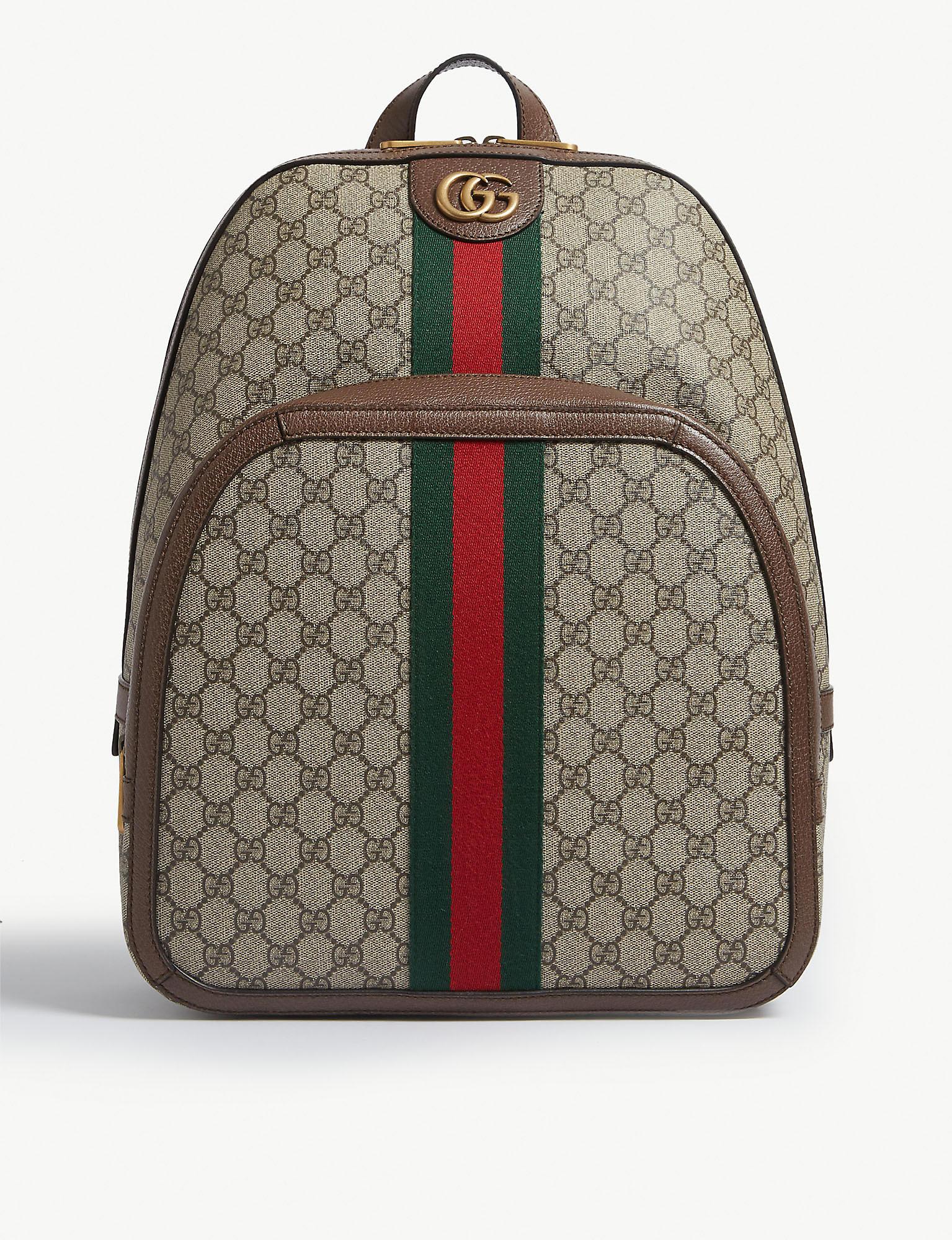 Gucci Ophidia gg Medium Backpack in Natural for Men
