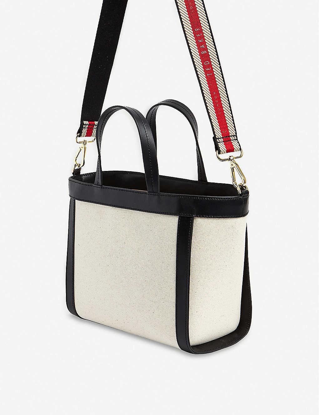 ted baker canvas tote bag
