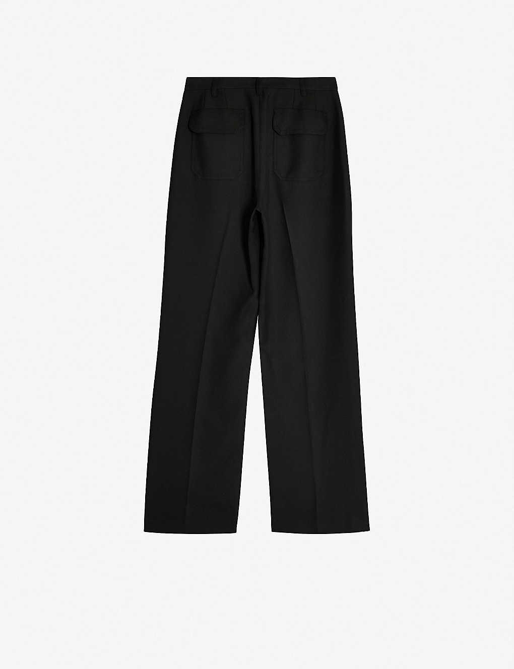 Topshop Smart Premium Tailored Trousers in Grey