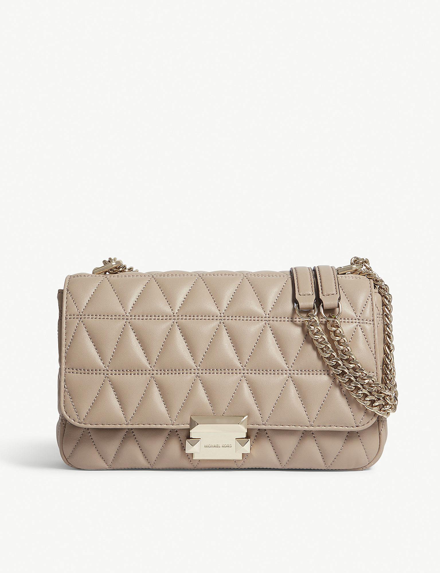 MICHAEL Michael Kors Michael Kors Ladies Truffle Brown Timeless Sloan  Quilted Shoulder Bag | Lyst Canada