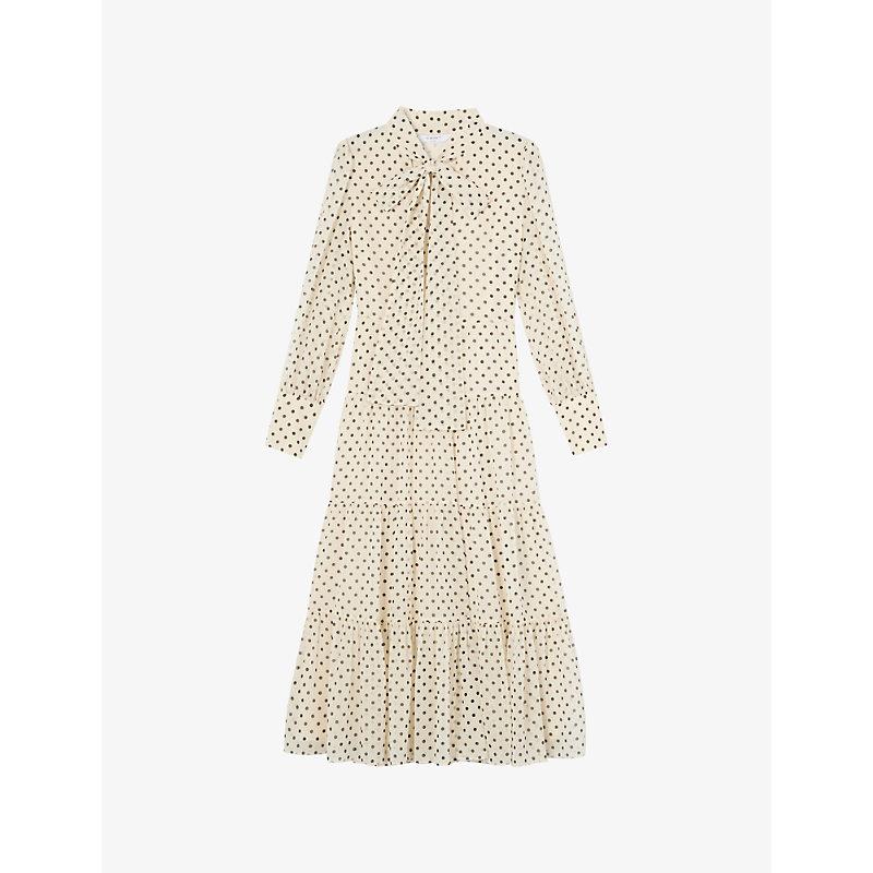 【LK Bennett】日本未入荷！POLKA DOT SILK TEA ワンピース org.jpg