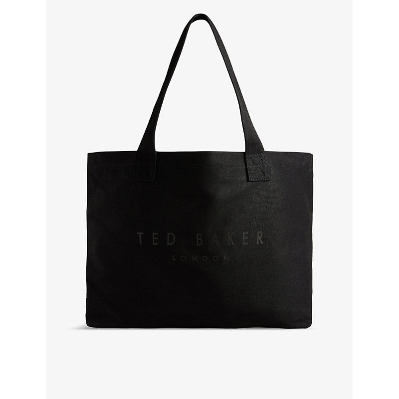 Ted Baker Logo-print Cotton Tote Bag in Black for Men | Lyst Australia