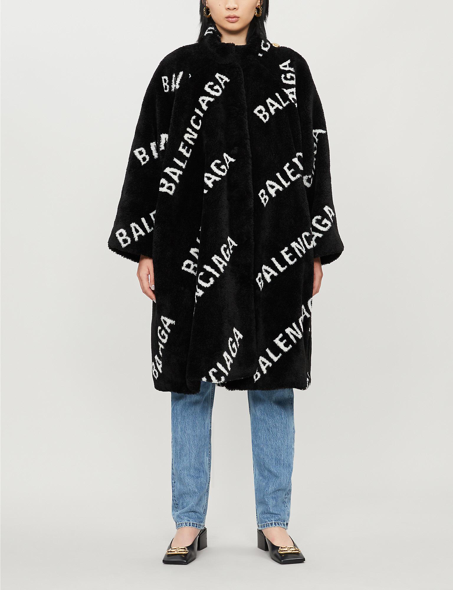 Balenciaga teddy best sale jacket