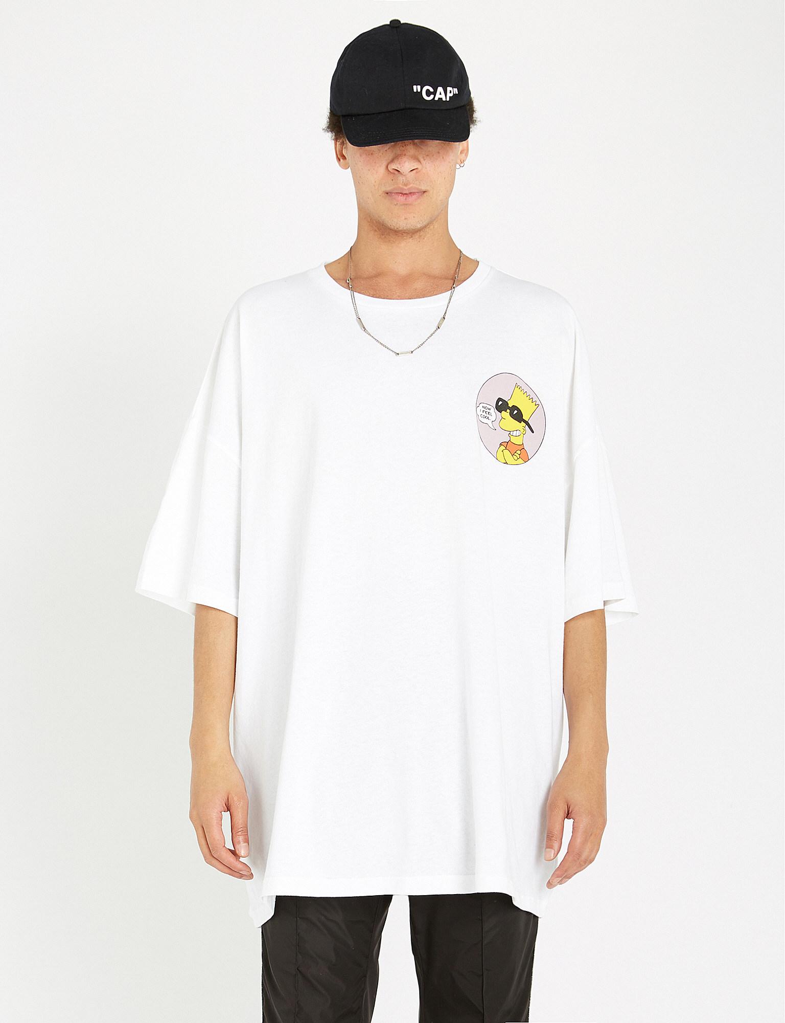 t shirt off white simpson