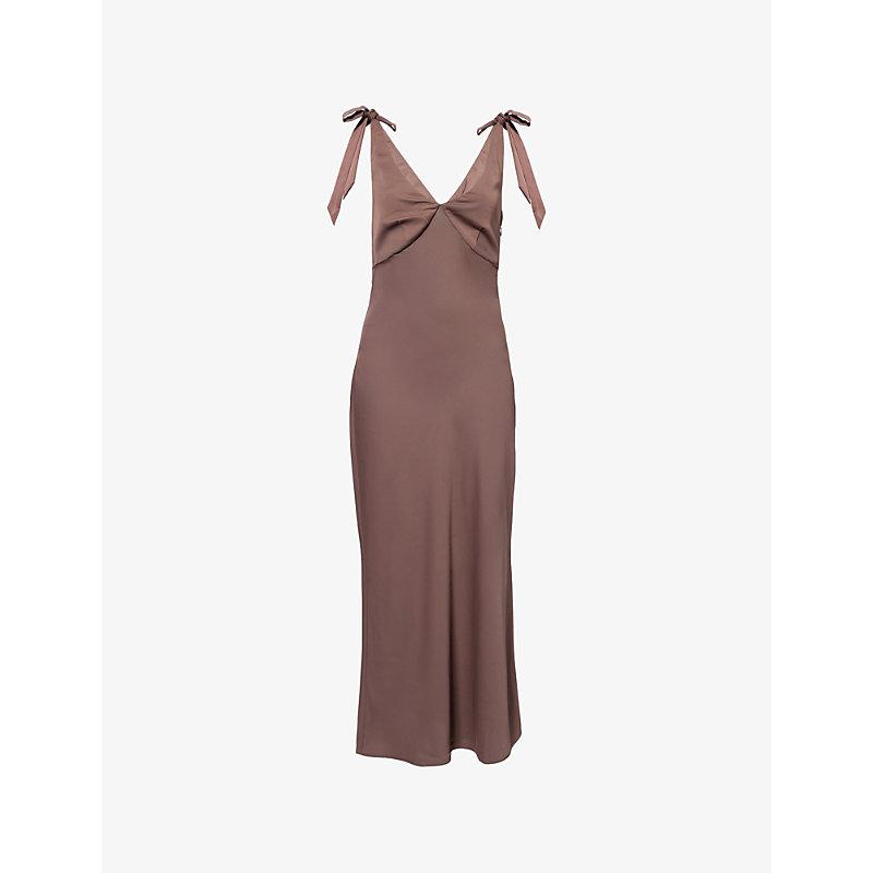 piper satin midi dress Piper Satin Midi Dress from Finesse