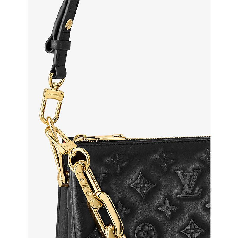 Coussin leather crossbody bag Louis Vuitton Black in Leather - 24612175