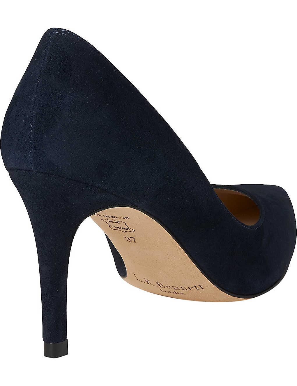 lk bennett floret suede