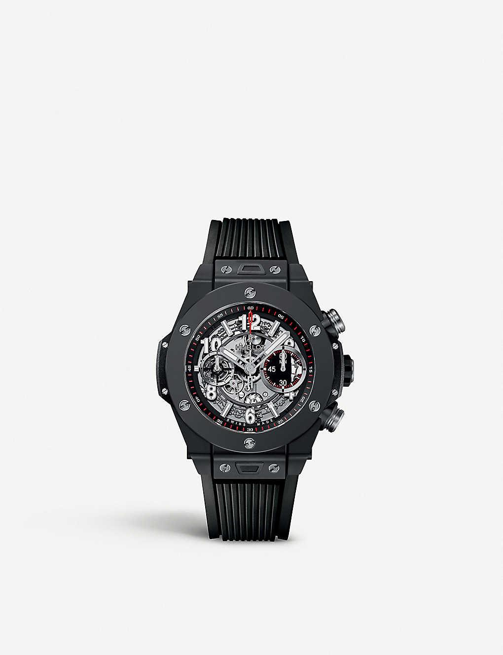 Hublot Big Bang Unico 45mm Watch in Black for Men | Lyst