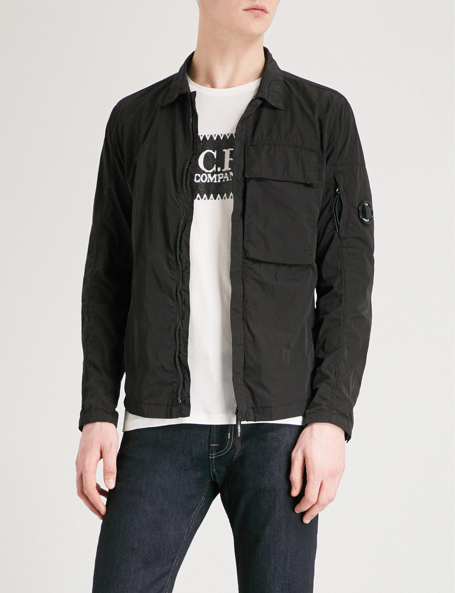 black cp company over shirt