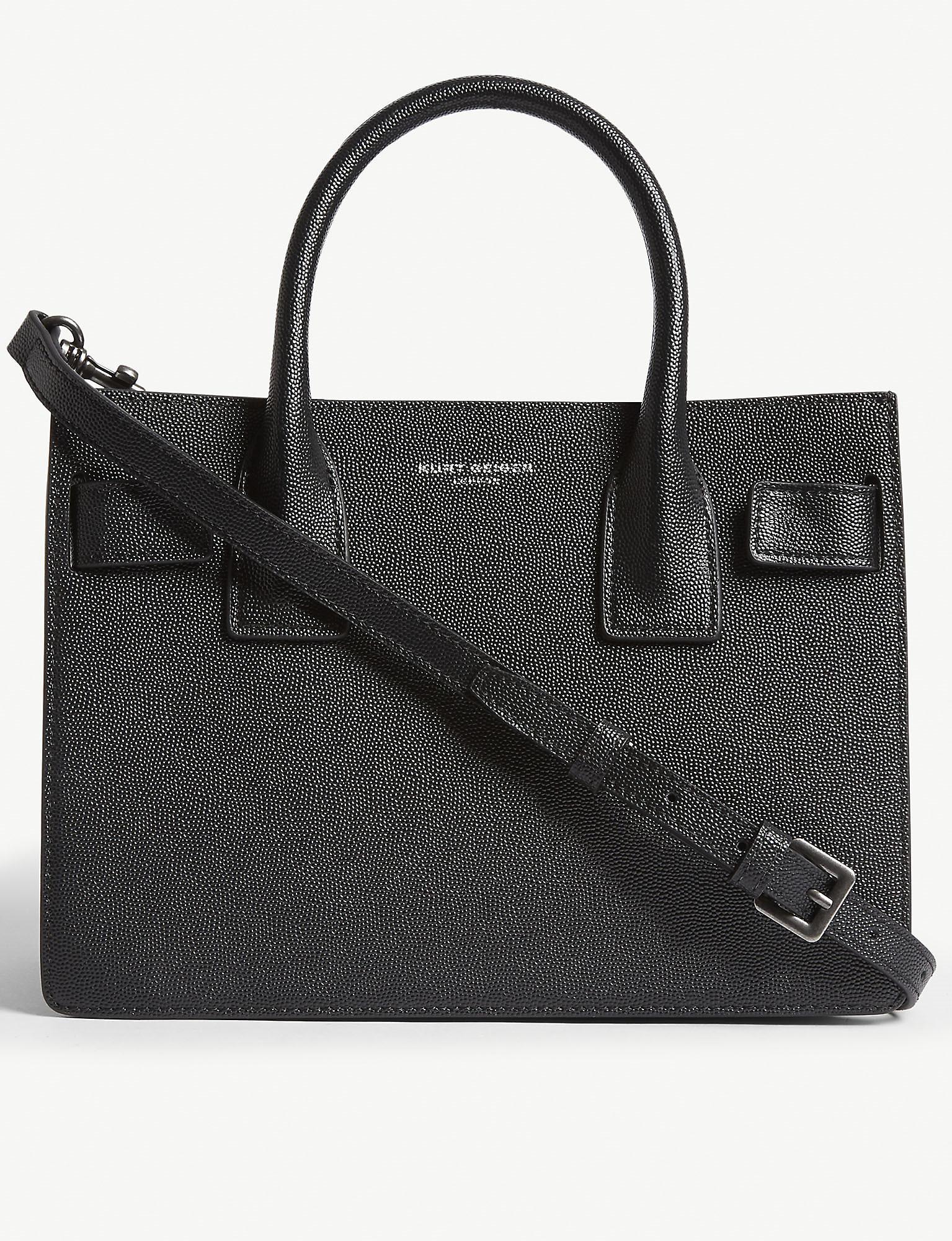 Kurt Geiger Shoreditch Leather Tote Bag in Black - Lyst