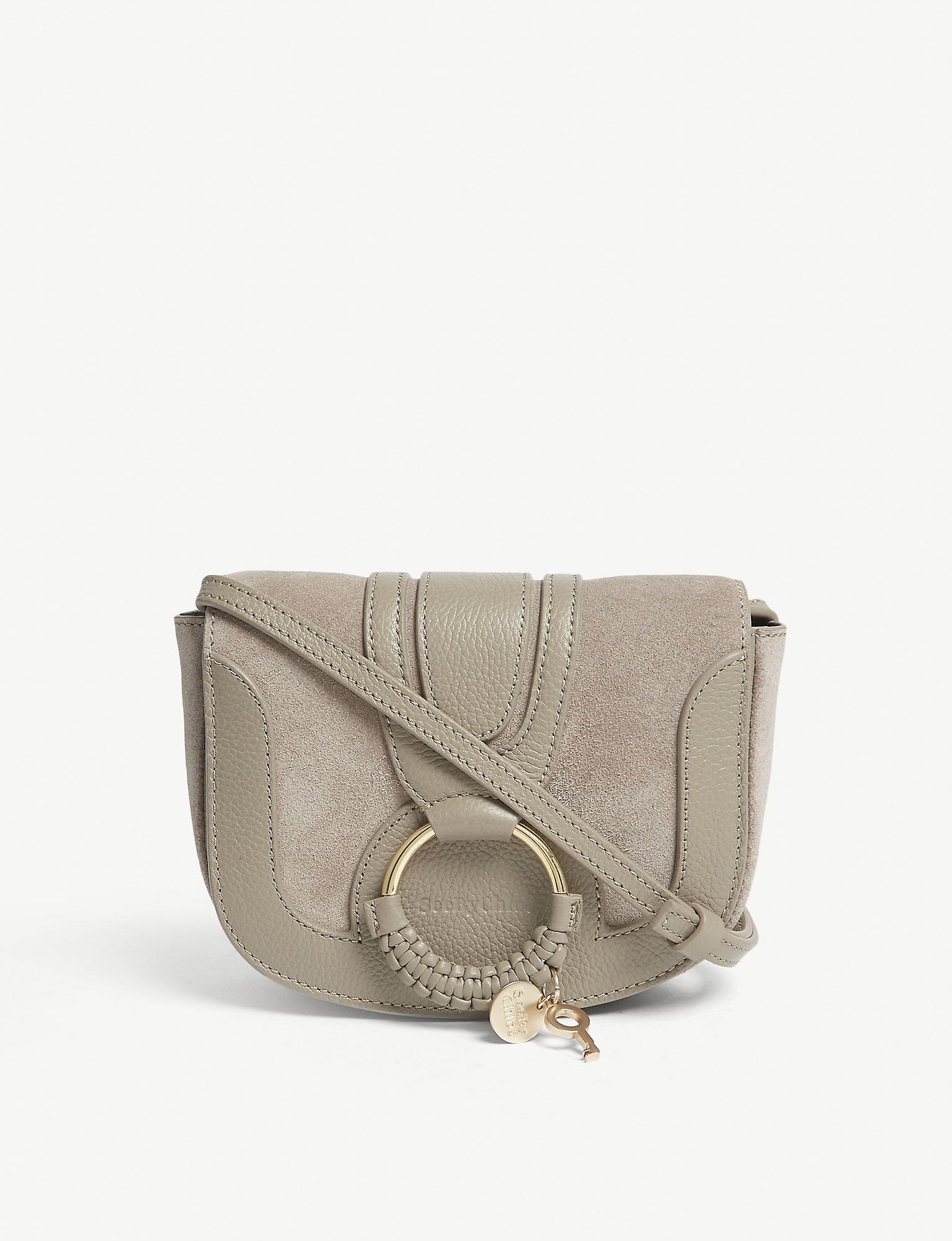 See By Chloé Hanna Leather Crossbody Bag in Gray Lyst