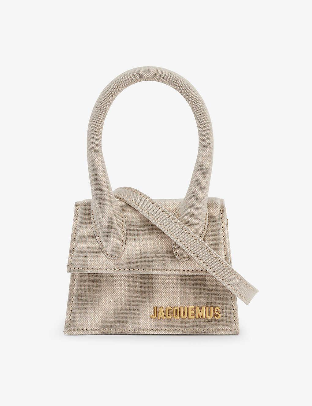 Jacquemus Le Chiquito Woven Crossbody Bag in Natural Lyst