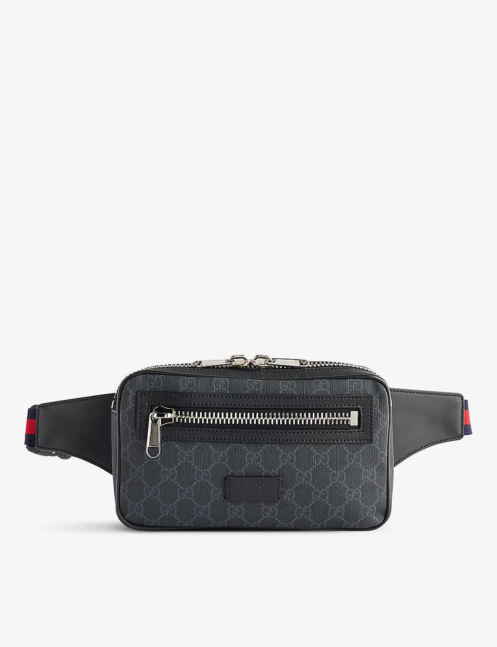 Gucci gg Supreme Canvas Belt Bag in Black for Men