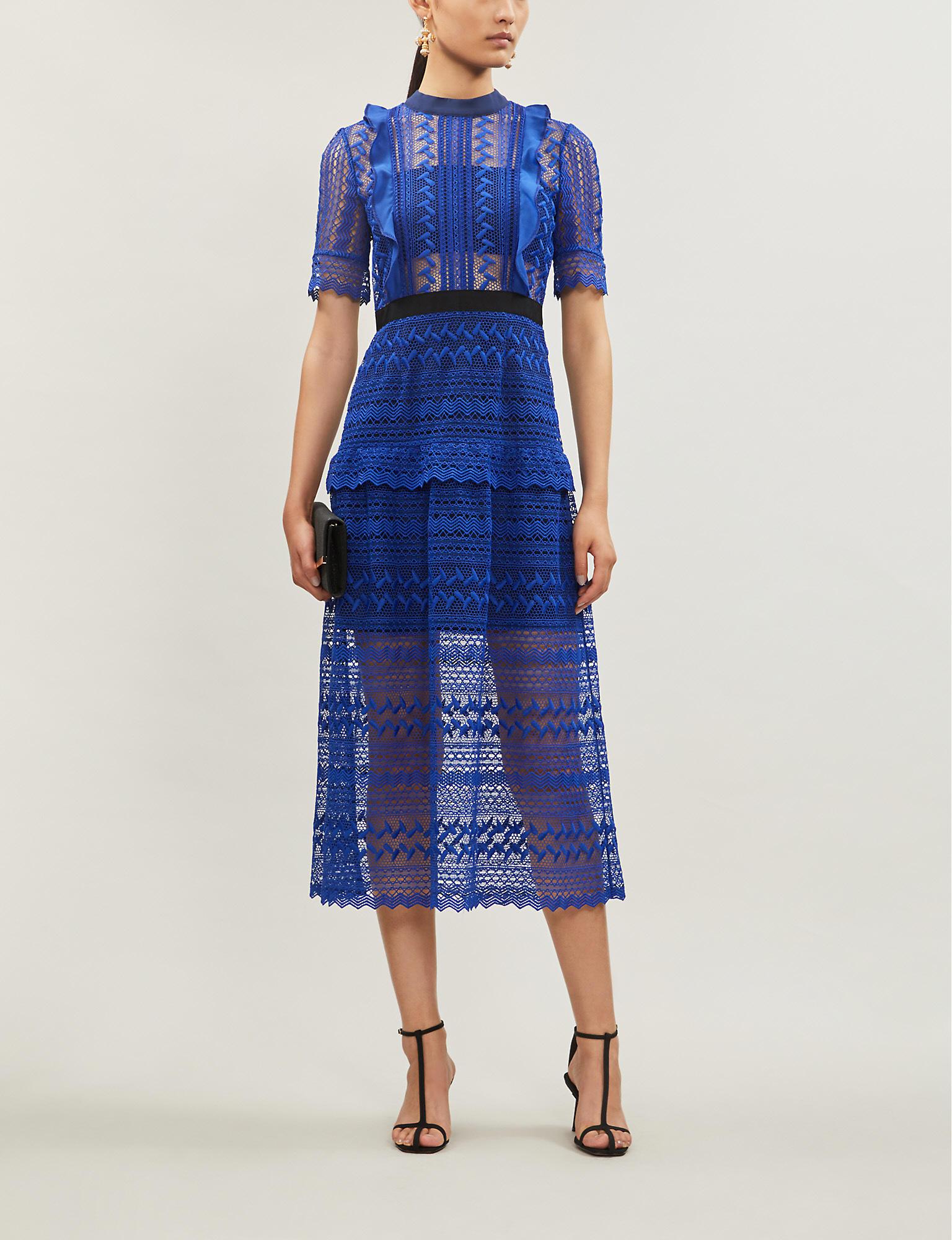 Self-Portrait Blue Dress | Dresses Images 2022