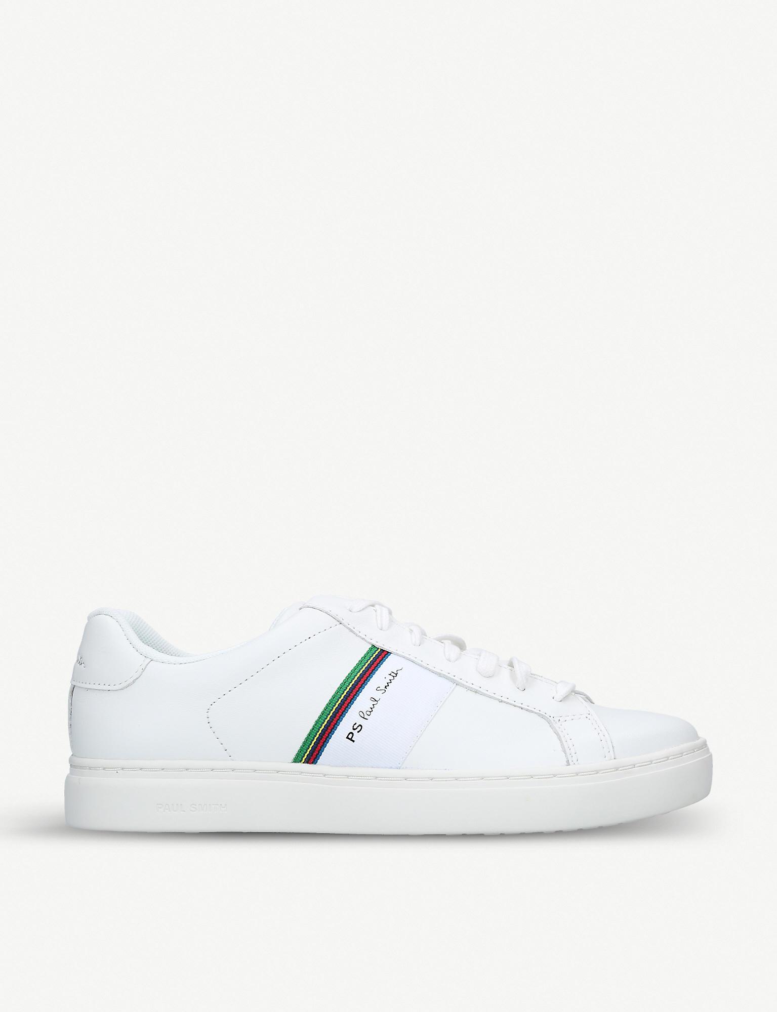 Paul Smith Rex Leather Trainers in White for Men | Lyst