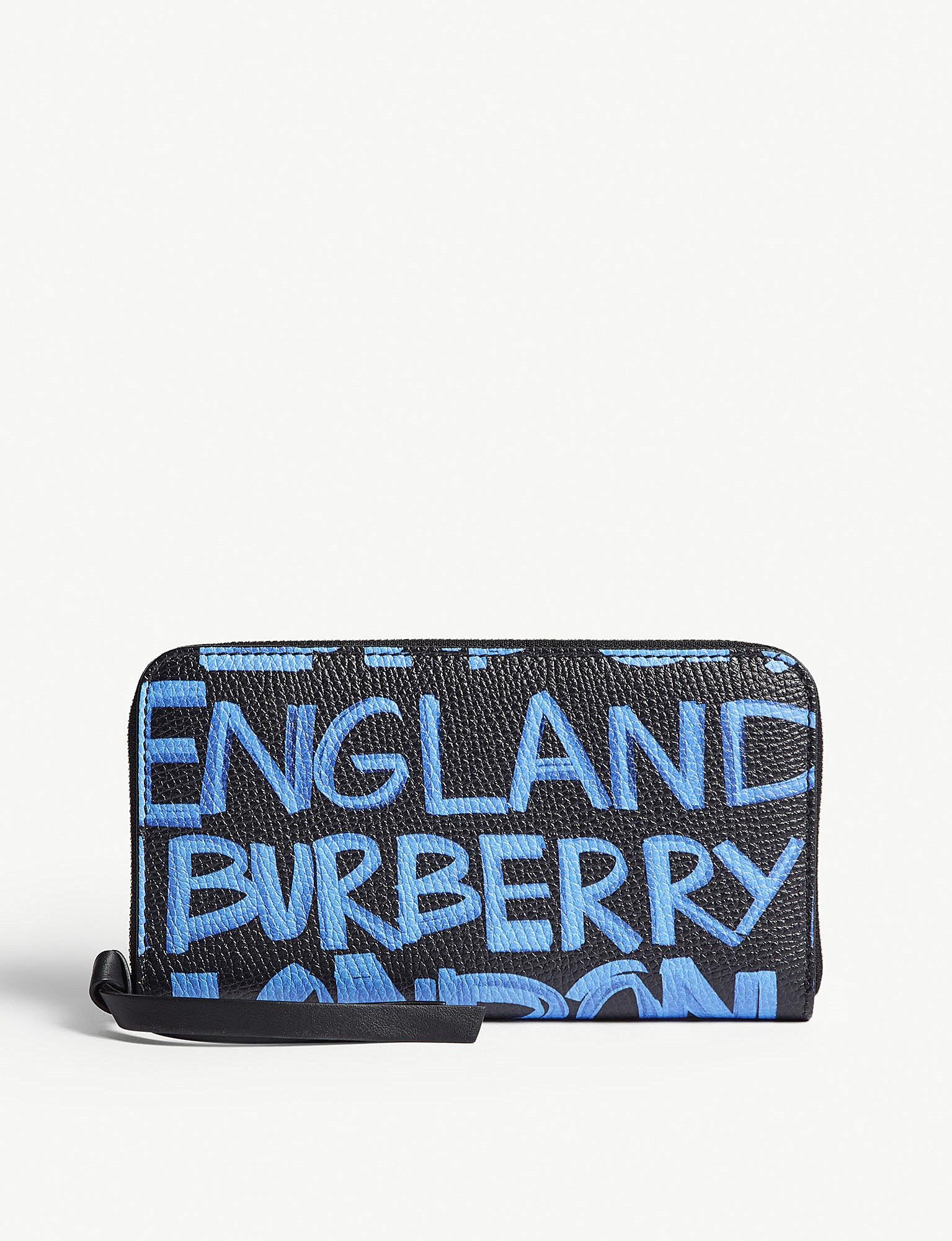 Burberry graffiti wallet Clearance