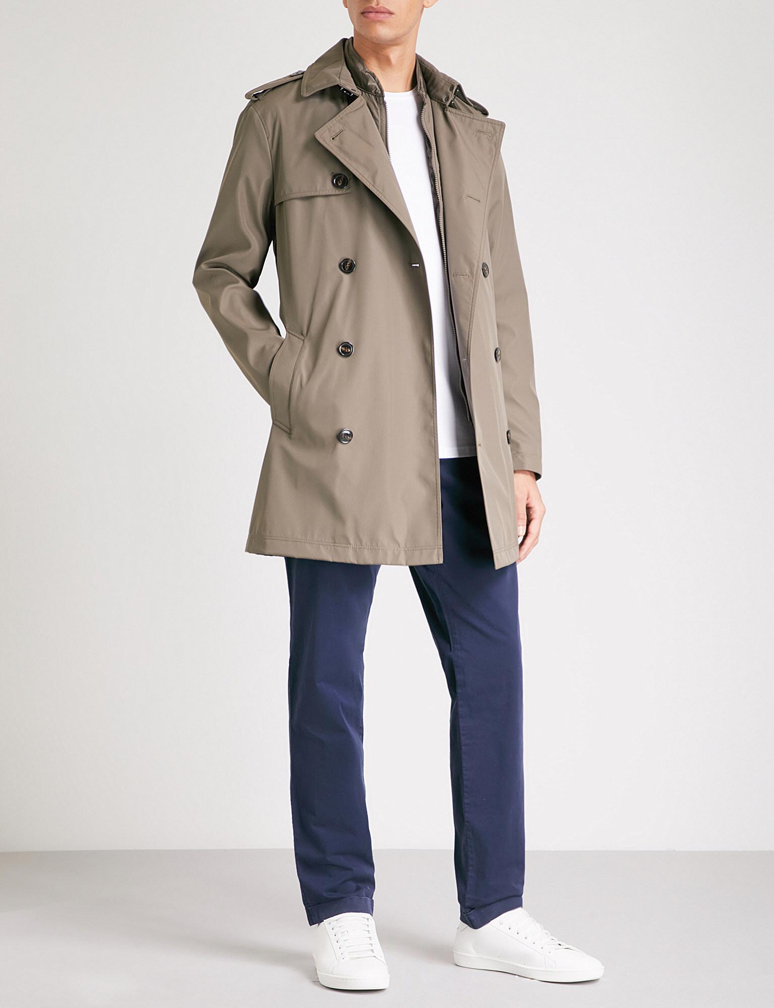 michael kors trench coat mens