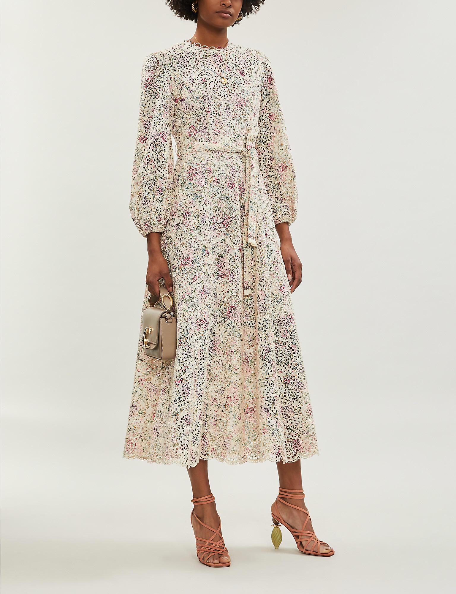 Cream broderie anglaise dress cheap
