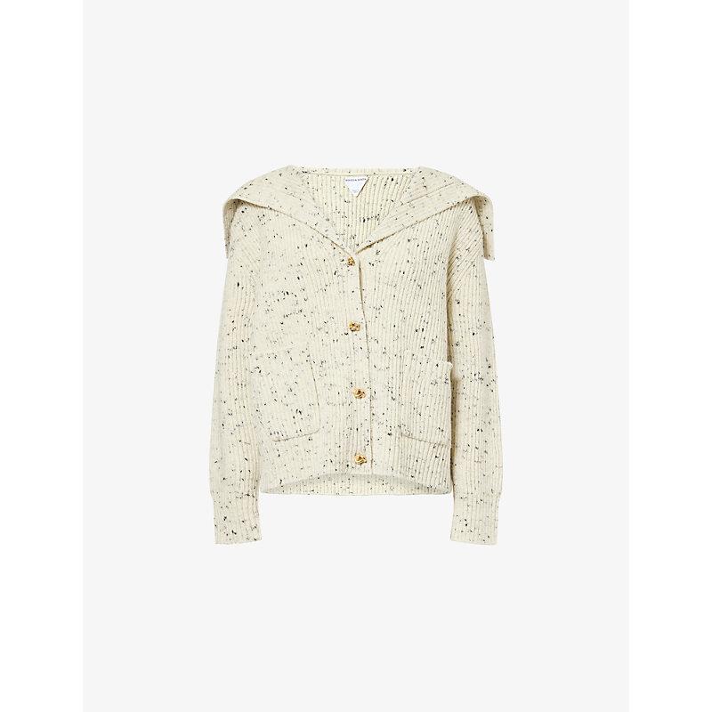 BOTTEGA VENETA カーディガン Bottega Veneta: Yellow Nylon Cardigan | SSENSE