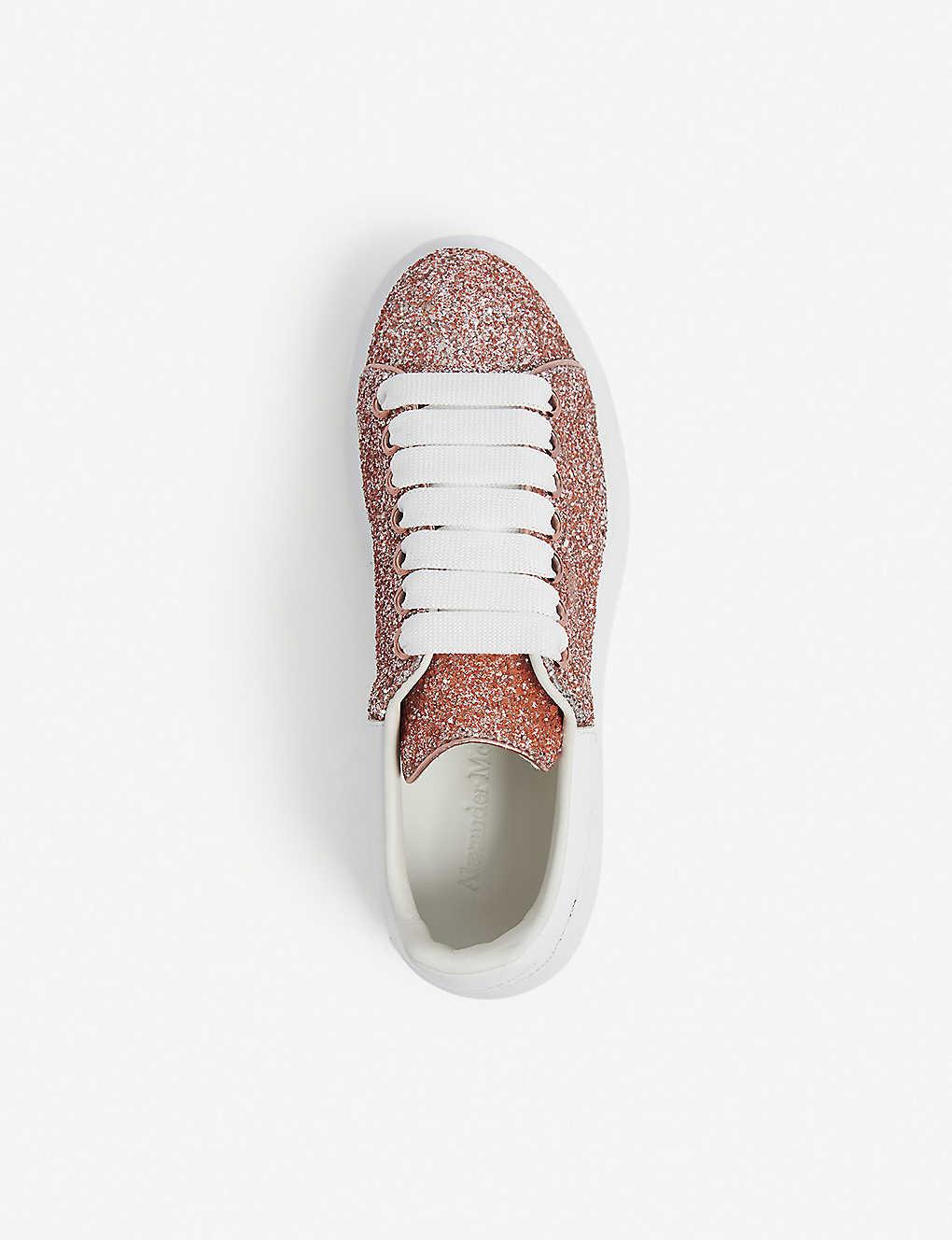 alexander mcqueen sneakers peach