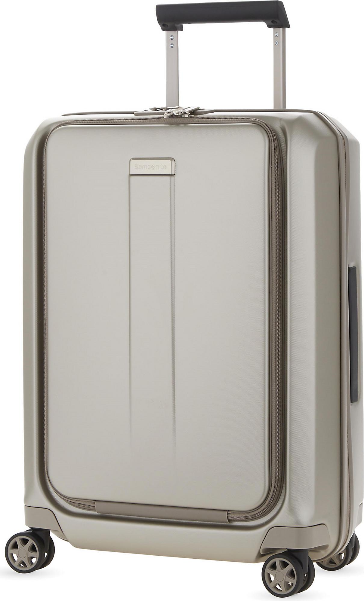 Samsonite Prodigy Fourwheel Cabin Suitcase 55cm in Ivory Gold (White