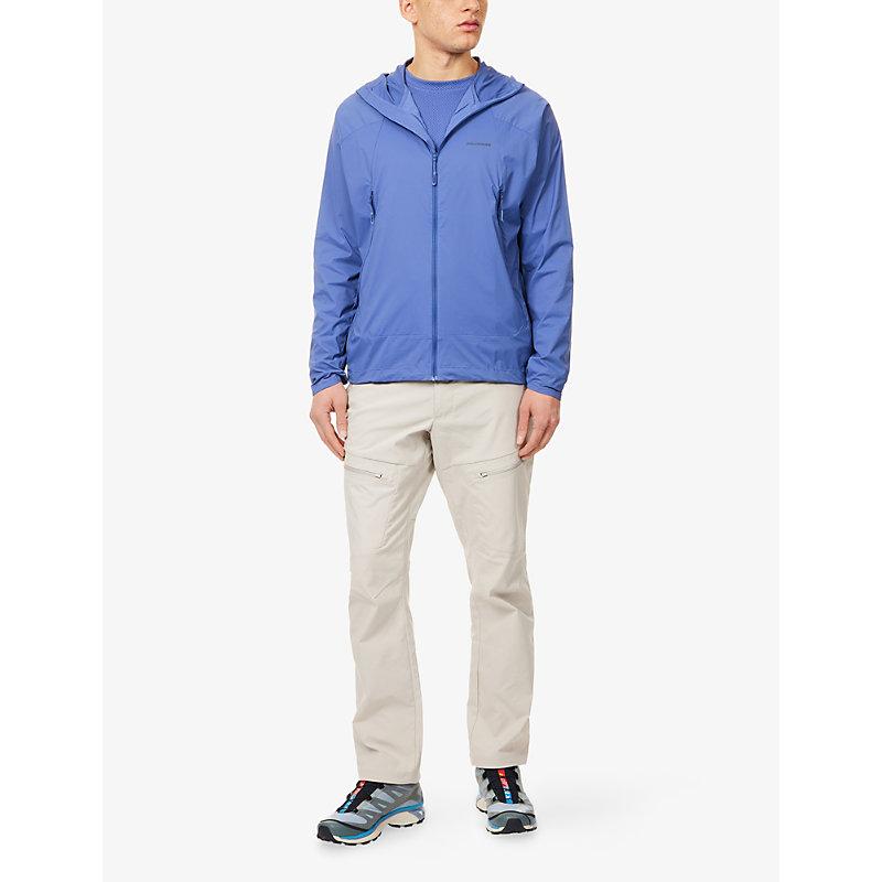 Salomon Outwind Zip-Up Nylon Jacket in Blue for Men | Lyst