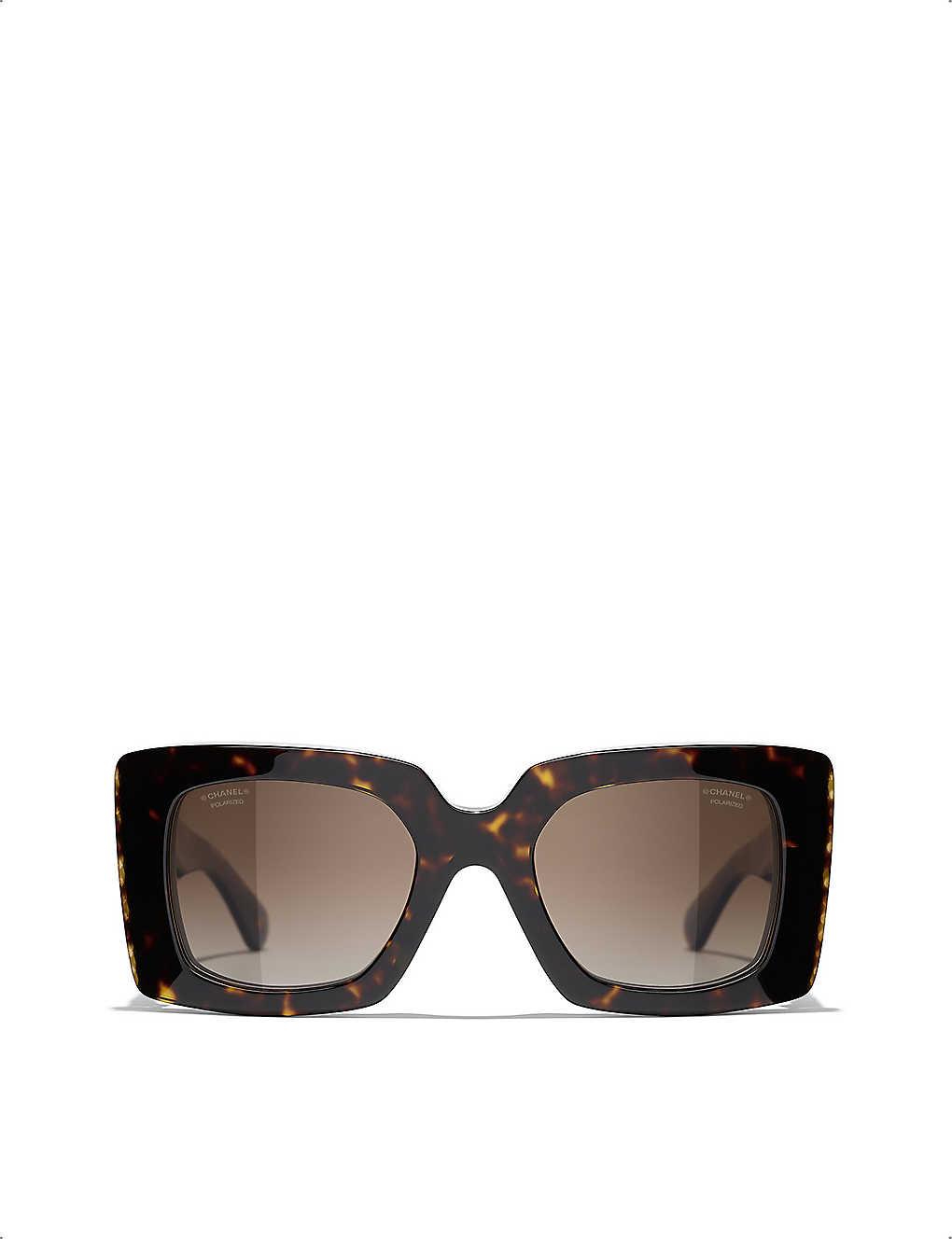 Chanel Brown Pearl Detail Sunglasses - Dress Cheshire