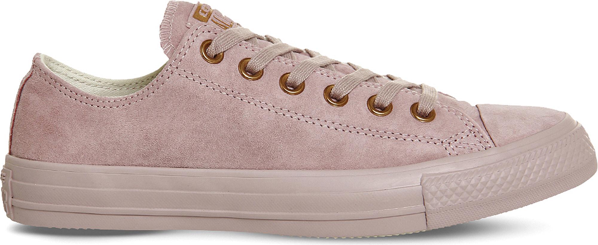 Low-Top Sneakers in Lilac Rose Gold 