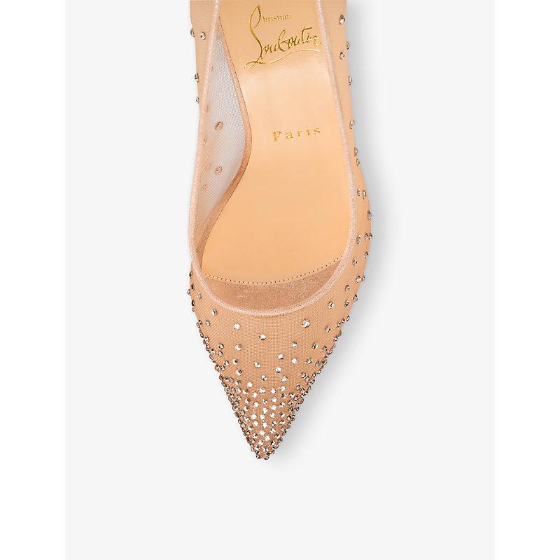 Designer Christian Louboutin Follies Strass Pumps for Women Designer Christian Louboutin Follies Strass Pumps for Women