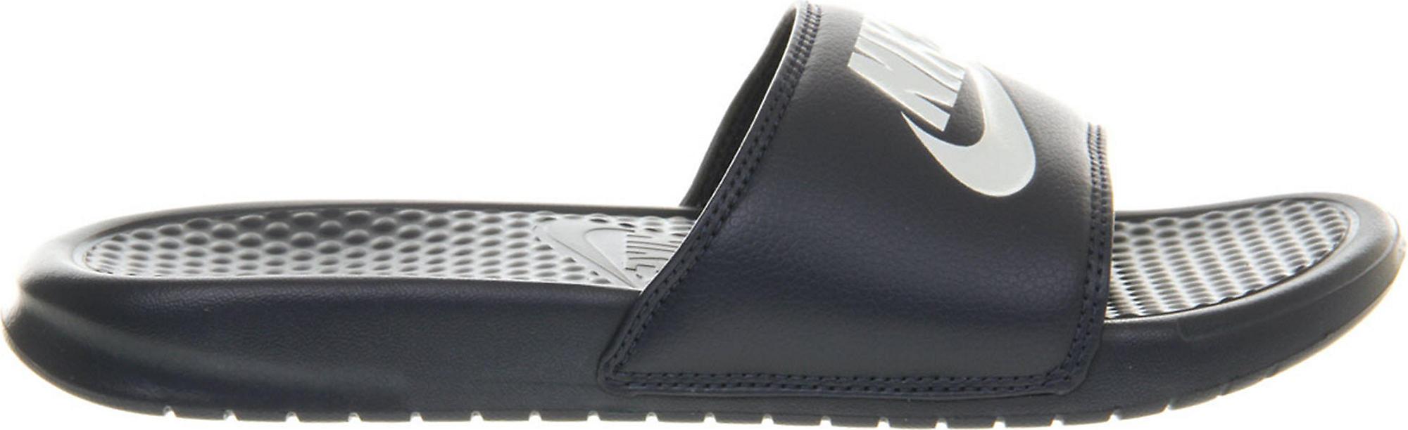 Nike Benassi Swoosh Slide in Blue for Men | Lyst