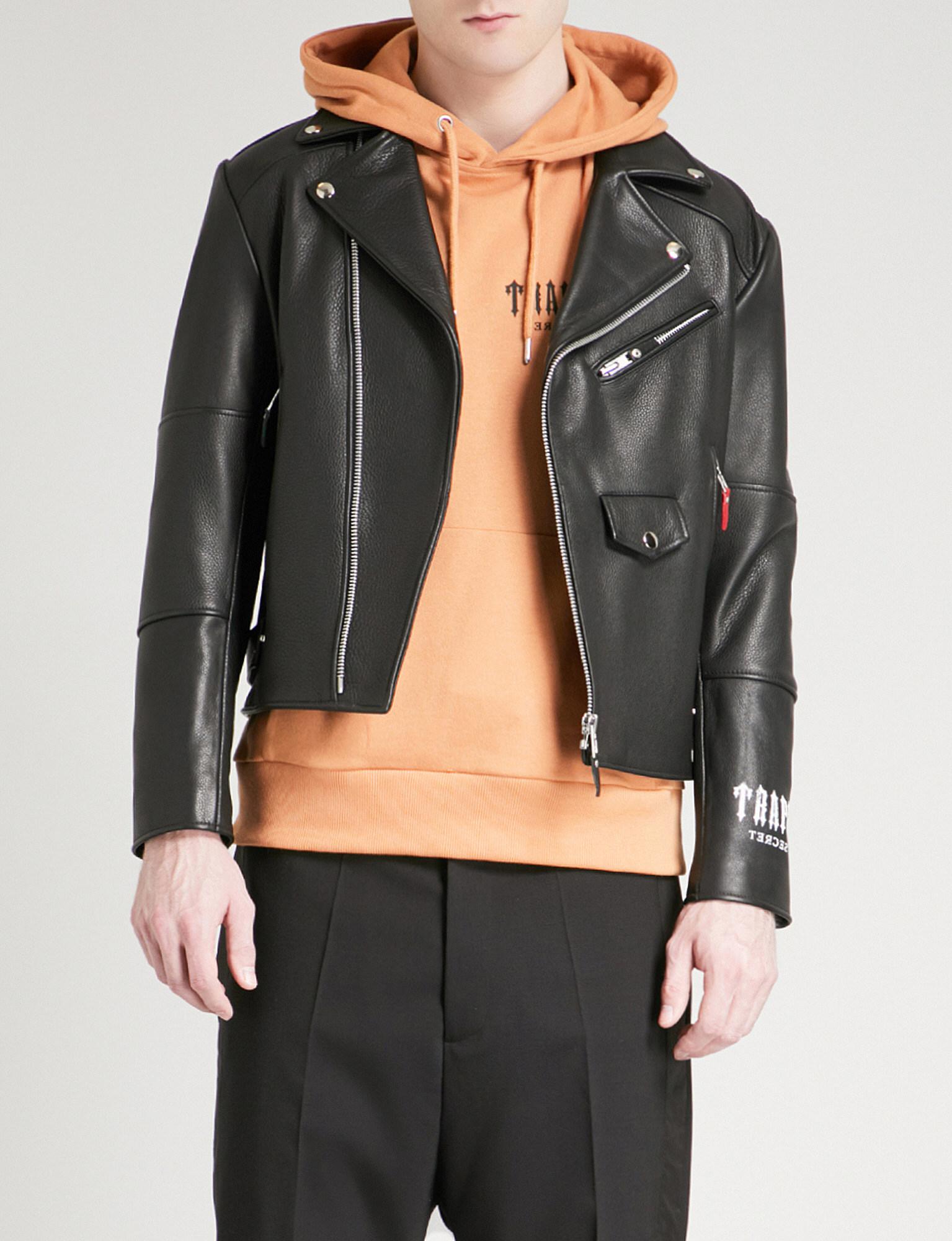 metal leather jacket