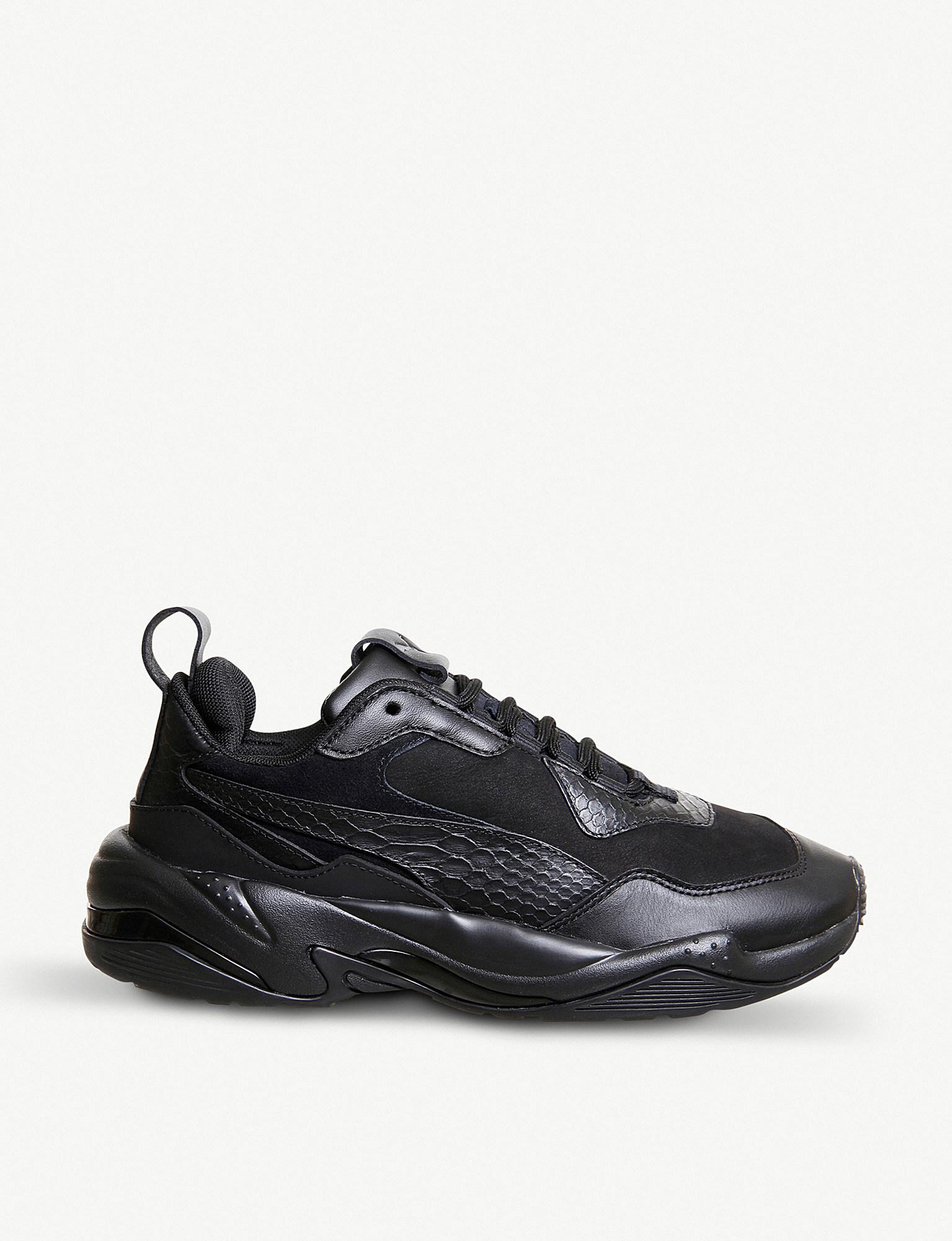 puma thunder leather white